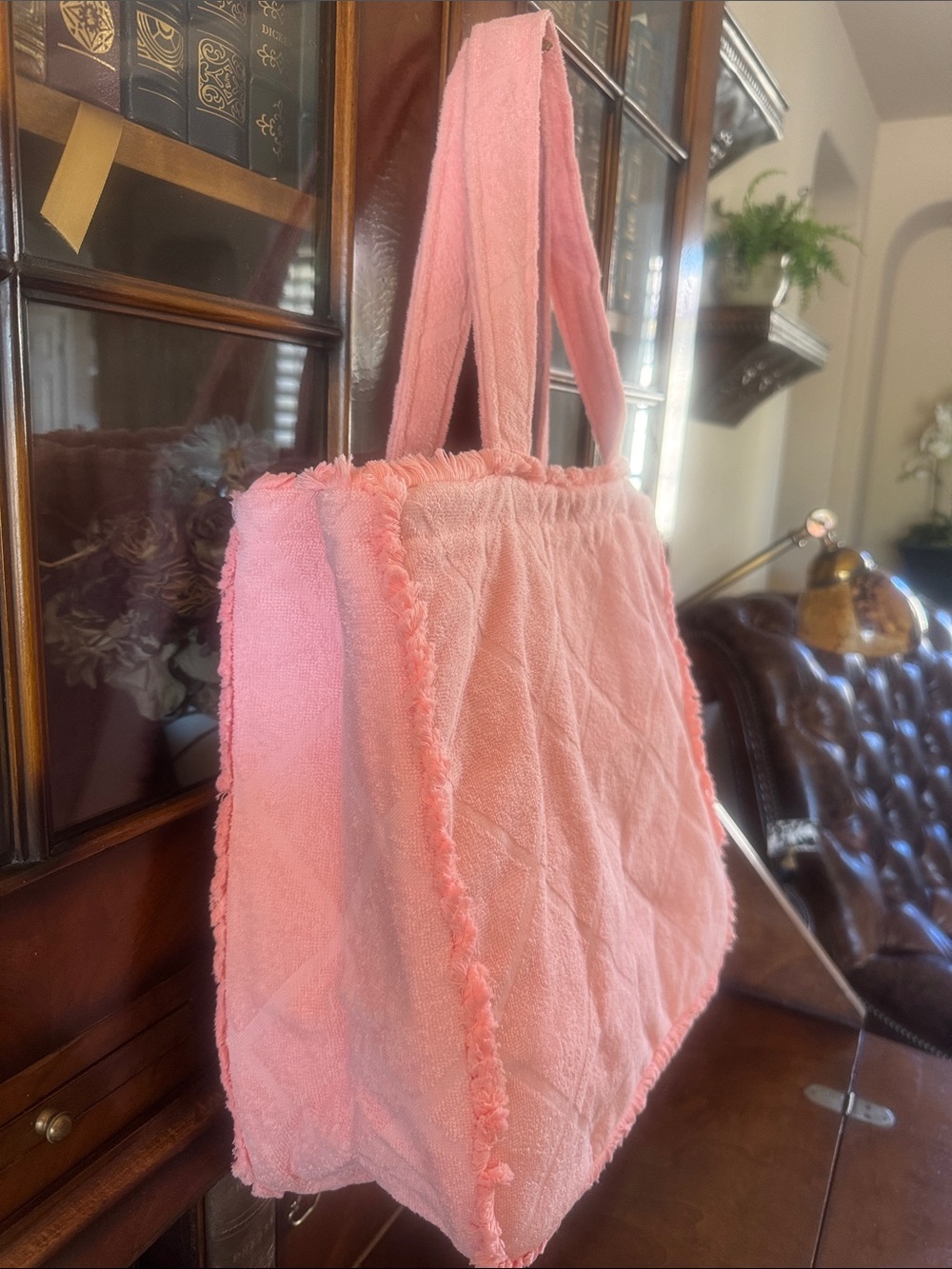 Mark & Graham Terry Beach Tote with Wide Handles -New!